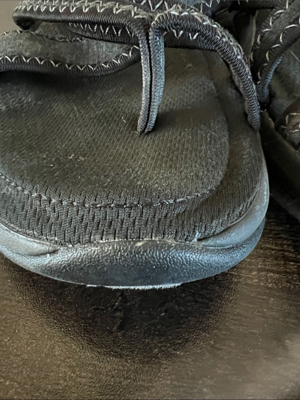 Skechers Black Women's Crisscross Slide Sandals - Picture 5 of 8